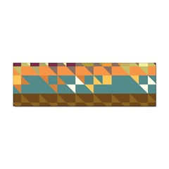 Shapes In Retro Colors Sticker (bumper)