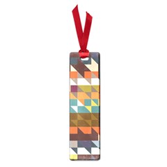 Shapes In Retro Colors Small Book Mark