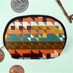 Shapes in retro colors Accessory Pouch (Medium) Back