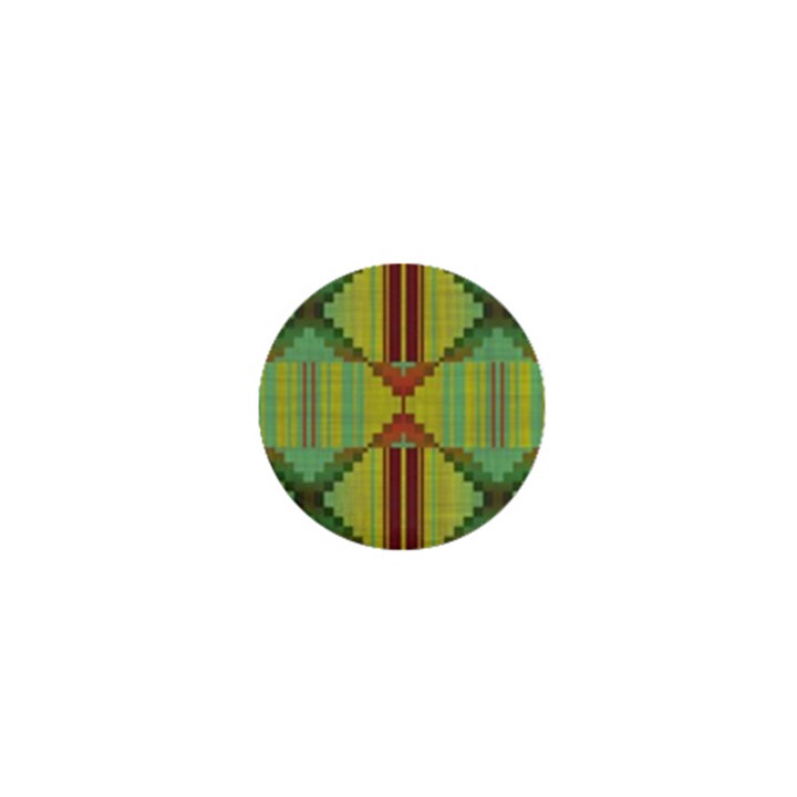 Tribal shapes 1  Mini Button