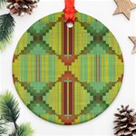 Tribal shapes Ornament (Round) Front