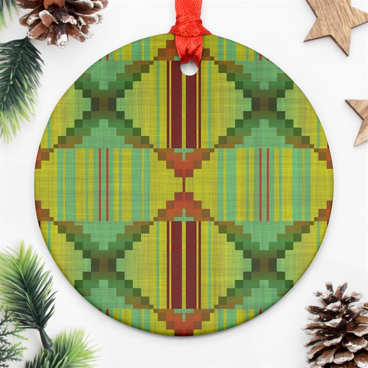 Tribal shapes Ornament (Round)