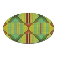 Tribal Shapes Magnet (oval)