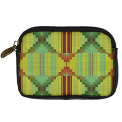 Tribal Shapes Digital Camera Leather Case by LalyLauraFLM