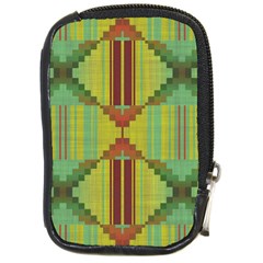 Tribal Shapes Compact Camera Leather Case