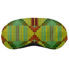 Tribal Shapes Sleeping Mask by LalyLauraFLM