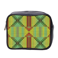 Tribal Shapes Mini Toiletries Bag (two Sides) by LalyLauraFLM