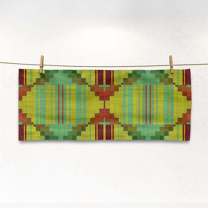 Tribal shapes Hand Towel