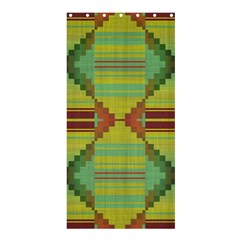 Tribal Shapes Shower Curtain 36  X 72  (stall)