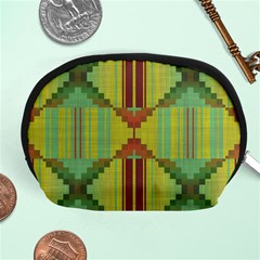 Tribal Shapes Accessory Pouch (medium) by LalyLauraFLM