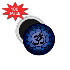 Ohm Lotus 01 1 75  Button Magnet (100 Pack)