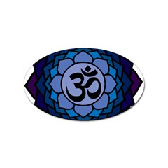 Ohm Lotus 01 Sticker (oval) by oddzodd