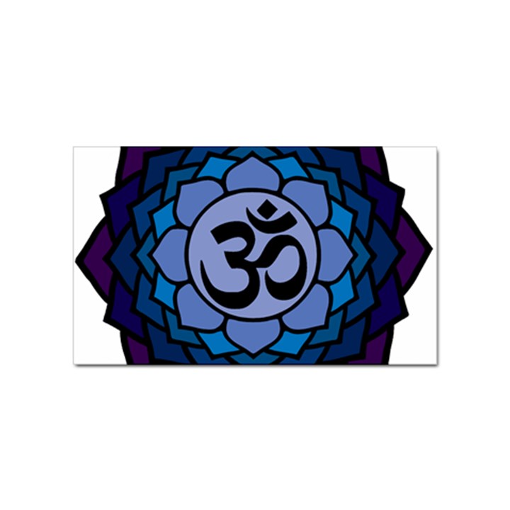 Ohm Lotus 01 Sticker 100 Pack (Rectangle)