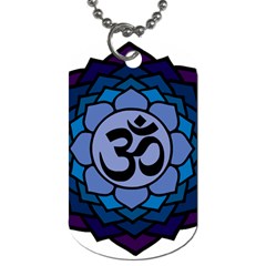 Ohm Lotus 01 Dog Tag (two-sided)  by oddzodd