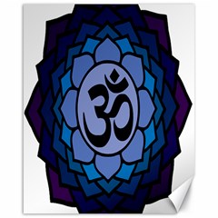 Ohm Lotus 01 Canvas 16  X 20  (unframed) by oddzodd