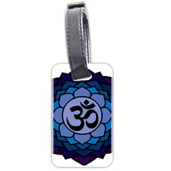 Ohm Lotus 01 Luggage Tag (two Sides)