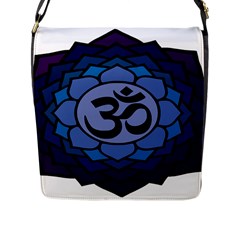 Ohm Lotus 01 Flap Closure Messenger Bag (large) by oddzodd