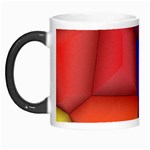 3d colorful shapes Morph Mug Left