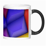 3d colorful shapes Morph Mug Right