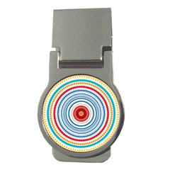 Colorful Round Kaleidoscope Money Clip (round)