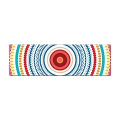 Colorful Round Kaleidoscope Sticker Bumper (10 Pack)