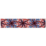 Heart Shaped England Flag Pattern Design Flano Scarf (Small) Back