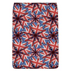 Heart Shaped England Flag Pattern Design Removable Flap Cover (large) by dflcprints