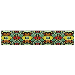 Colorful Tribal Geometric Pattern Flano Scarf (small) by dflcprintsclothing