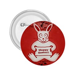 Cute Bunny Happy Easter Drawing Illustration Design 2 25  Button by dflcprints