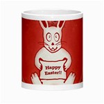 Cute Bunny Happy Easter Drawing Illustration Design Morph Mug Center