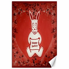 Cute Bunny Happy Easter Drawing Illustration Design Canvas 20  X 30  (unframed)