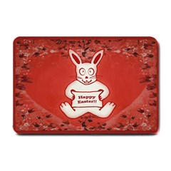 Cute Bunny Happy Easter Drawing Illustration Design Small Door Mat