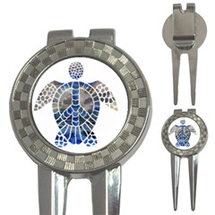 Peace Turtle Golf Pitchfork & Ball Marker