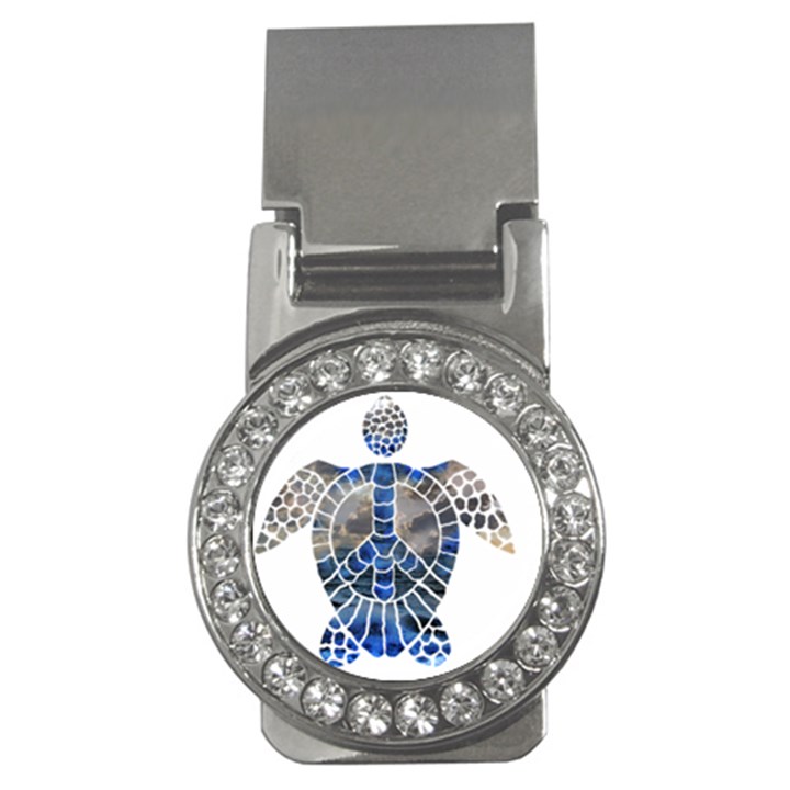 Peace Turtle Money Clip (CZ)