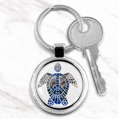 Peace Turtle Key Chain (round)