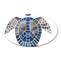 Peace Turtle Magnet (oval)