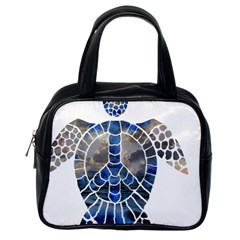 Peace Turtle Classic Handbag (one Side) by oddzodd