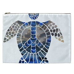 Peace Turtle Cosmetic Bag (xxl)