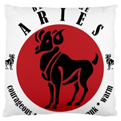 Aries Horoscope Zodiac Sign Birthday Standard Flano Cushion Case (one Side) by tematika