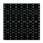 Futuristic Dark Hexagonal Grid Pattern Design Ceramic Tile Front