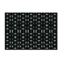 Futuristic Dark Hexagonal Grid Pattern Design A4 Sticker 10 Pack by dflcprints