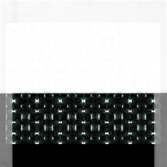 Futuristic Dark Hexagonal Grid Pattern Design Jigsaw Puzzle (rectangle) by dflcprints