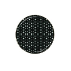 Futuristic Dark Hexagonal Grid Pattern Design Golf Ball Marker 10 Pack (for Hat Clip) by dflcprints