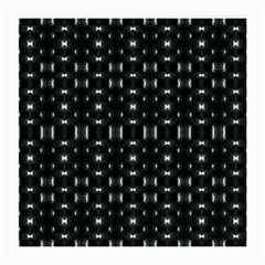 Futuristic Dark Hexagonal Grid Pattern Design Glasses Cloth (medium) by dflcprints