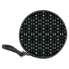 Futuristic Dark Hexagonal Grid Pattern Design Cd Wallet by dflcprints