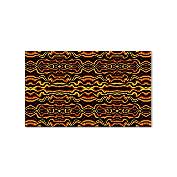 Tribal Art Abstract Pattern Sticker 10 Pack (Rectangle)