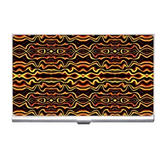 Tribal Art Abstract Pattern Business Card Holder