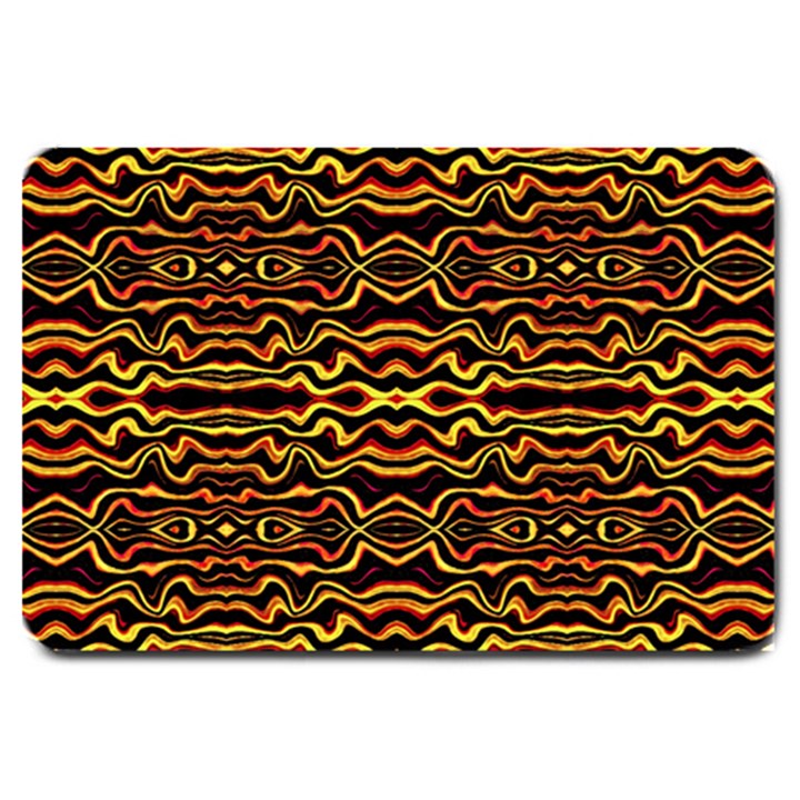 Tribal Art Abstract Pattern Large Door Mat