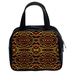 Tribal Art Abstract Pattern Classic Handbag (two Sides) by dflcprints