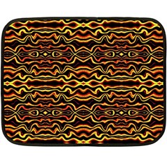 Tribal Art Abstract Pattern Mini Fleece Blanket (two Sided)